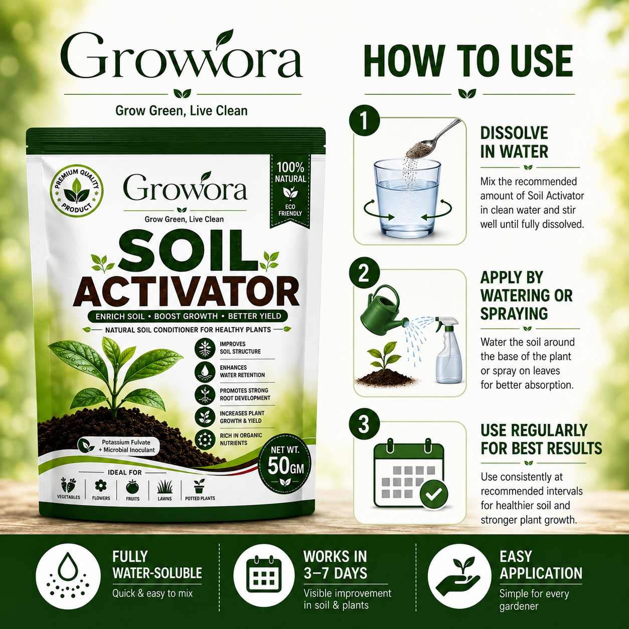 Growvora™ Soil Activator