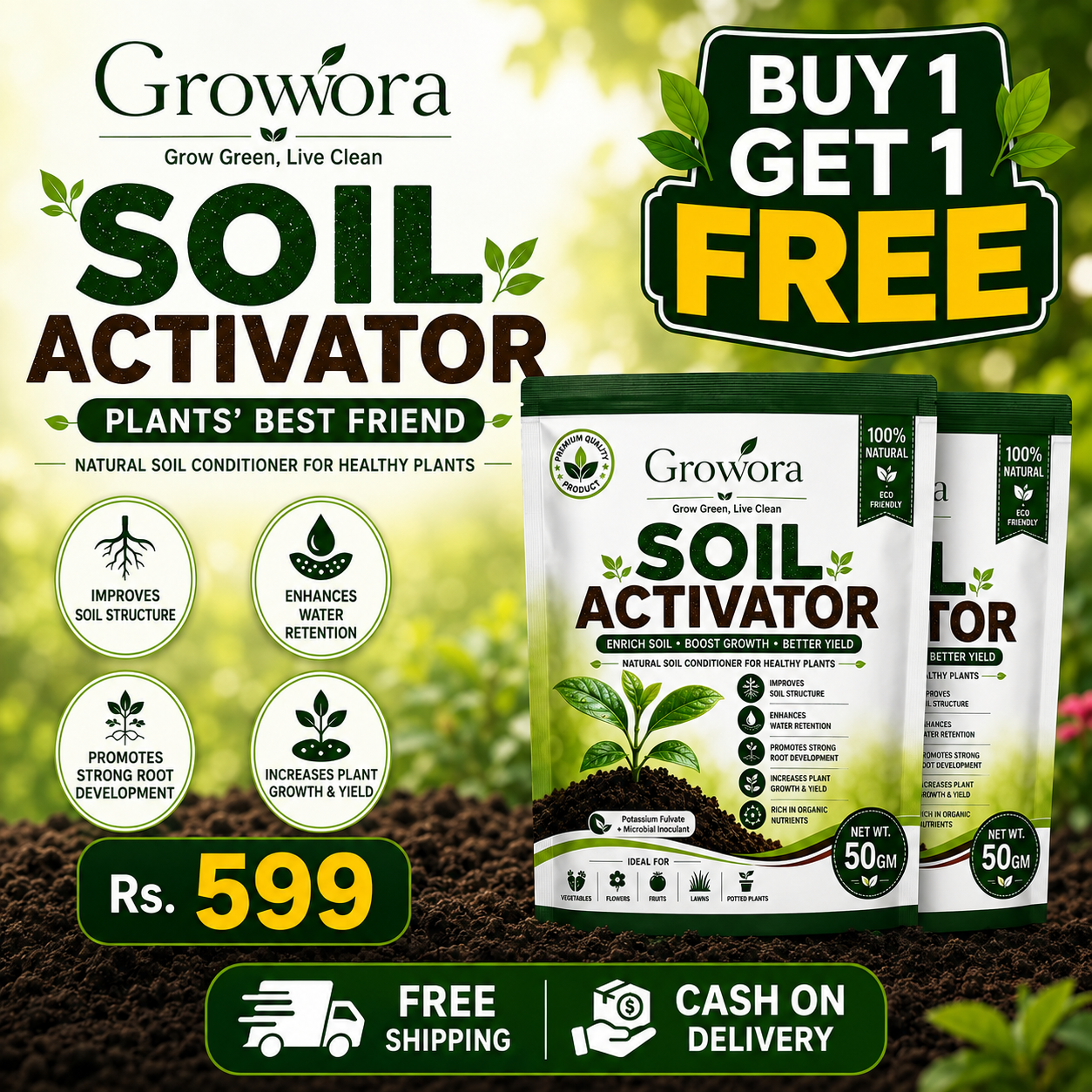 Growvora™ Soil Activator